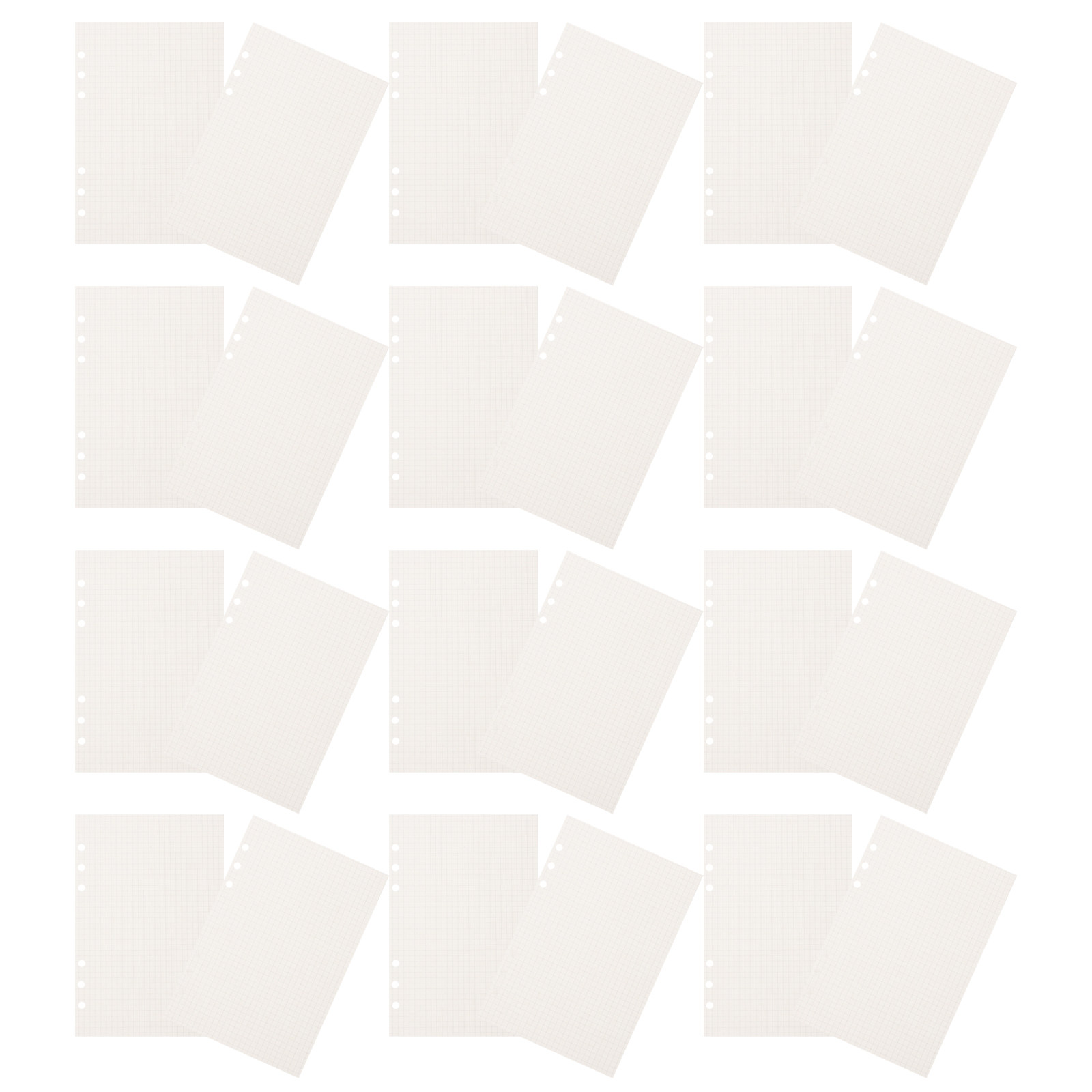 Planner Weekly Budget - 225Pcs A5 6 Hole Planner Refill