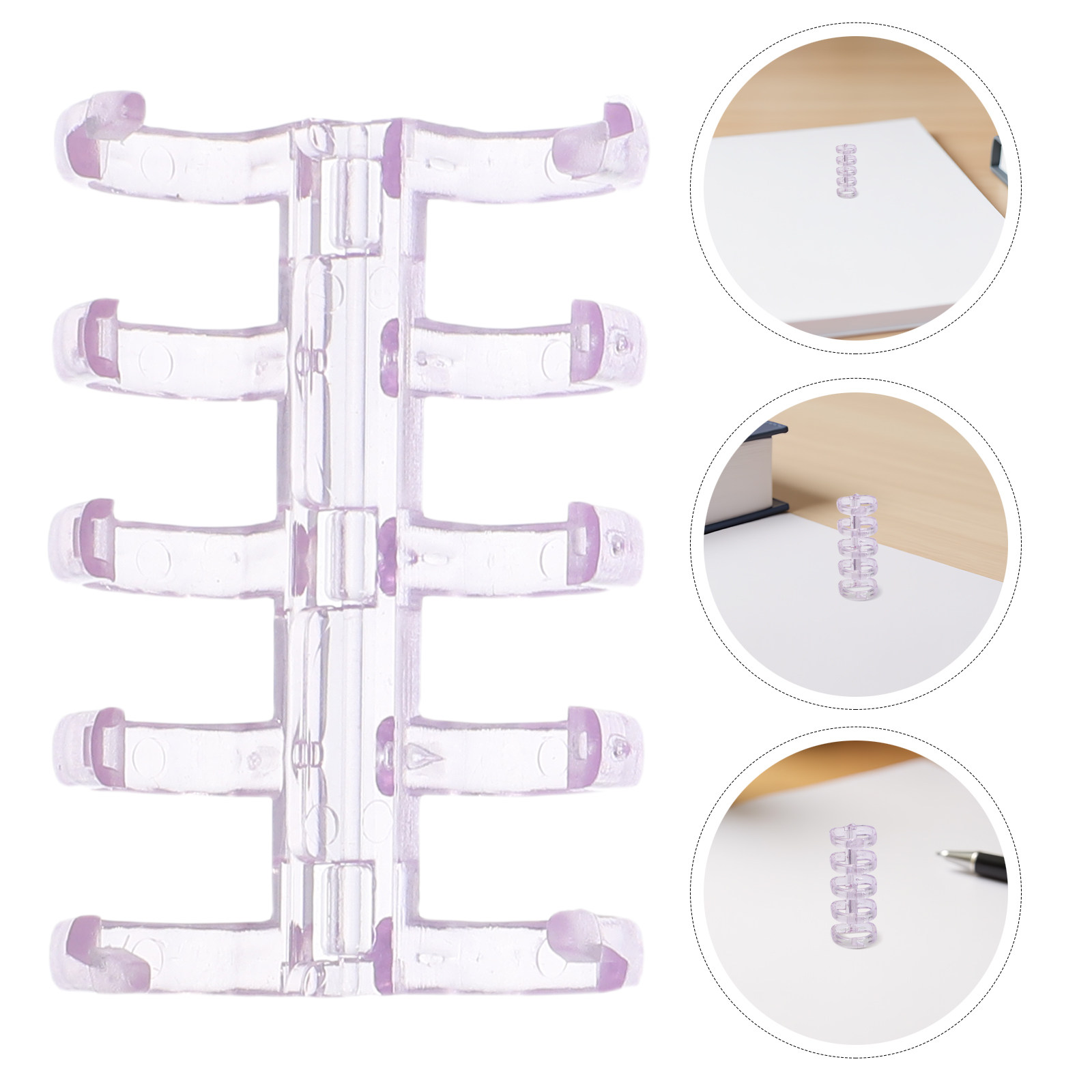 Binding Comb Plastic - 100Pcs Plastic Loose Leaf Binder Rings