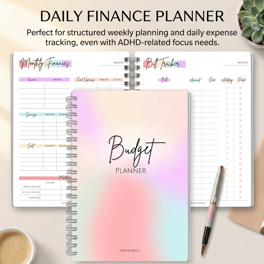 Daily Income And Expense Noteb - Planner Weekly Budget review and price
