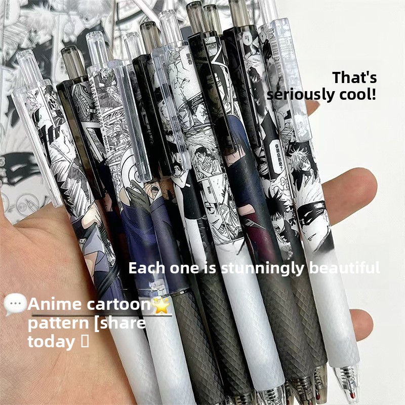 Anime Naruto Gel Pen Cute Cart - Gel Ink Pen Set review and price