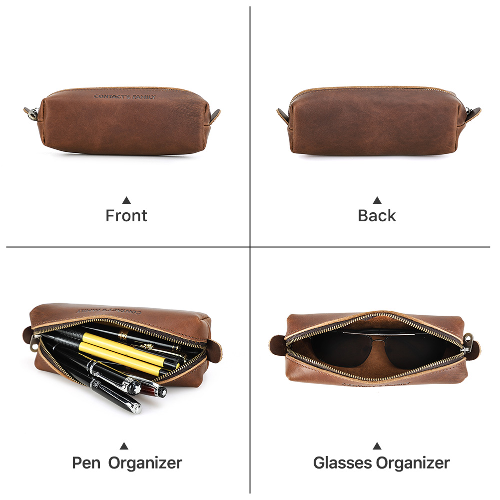 Retro Leather Pencil Case High - Office Stationery Supply Business review and price