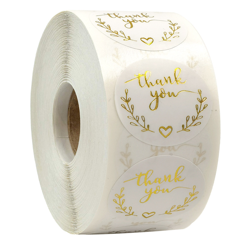 100-500pcs Gold Thank You Stic - Stationery Supply Business review and price