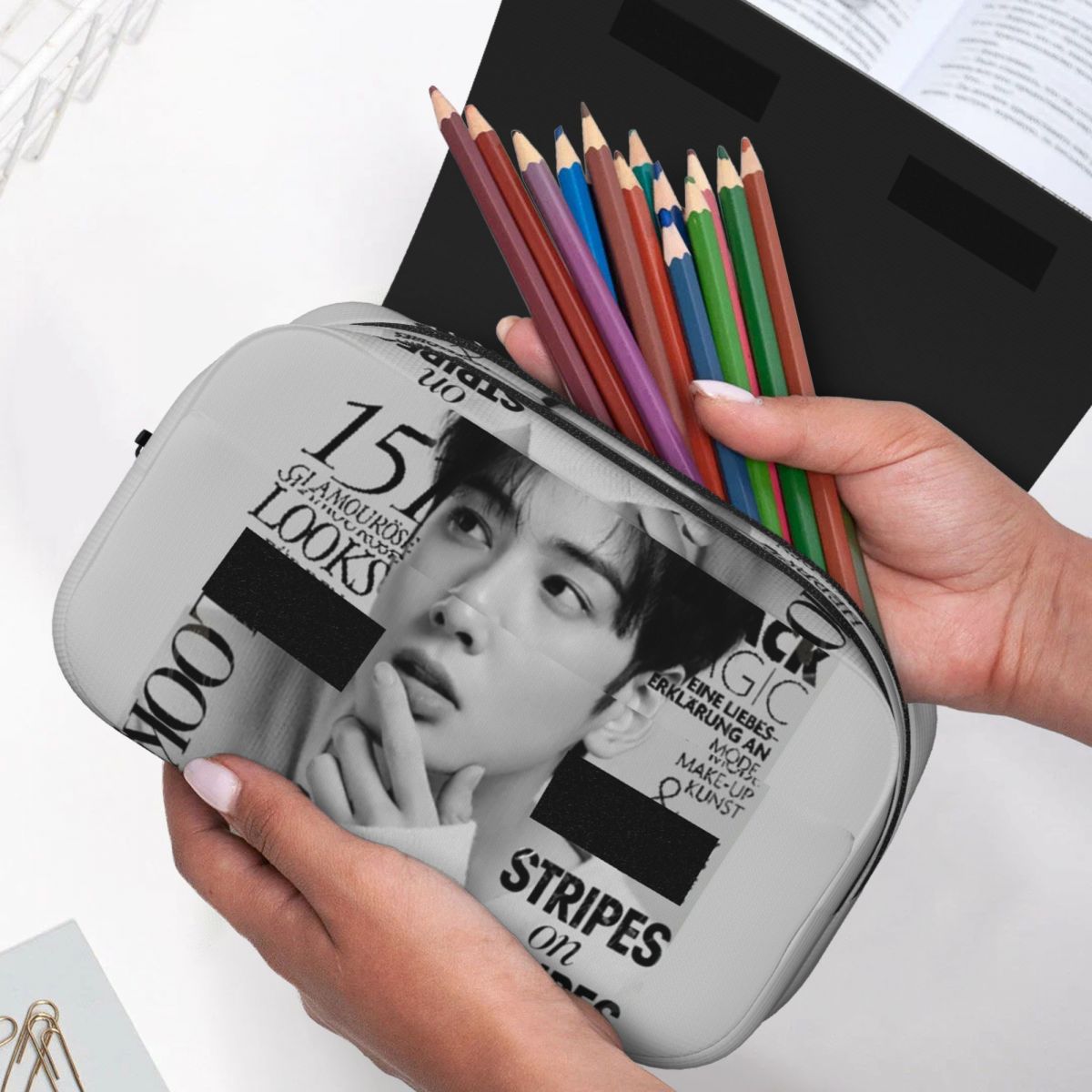 Cha EunWoo Kpop Astro Pencil C - Stationery And Office Supply Chain review and price