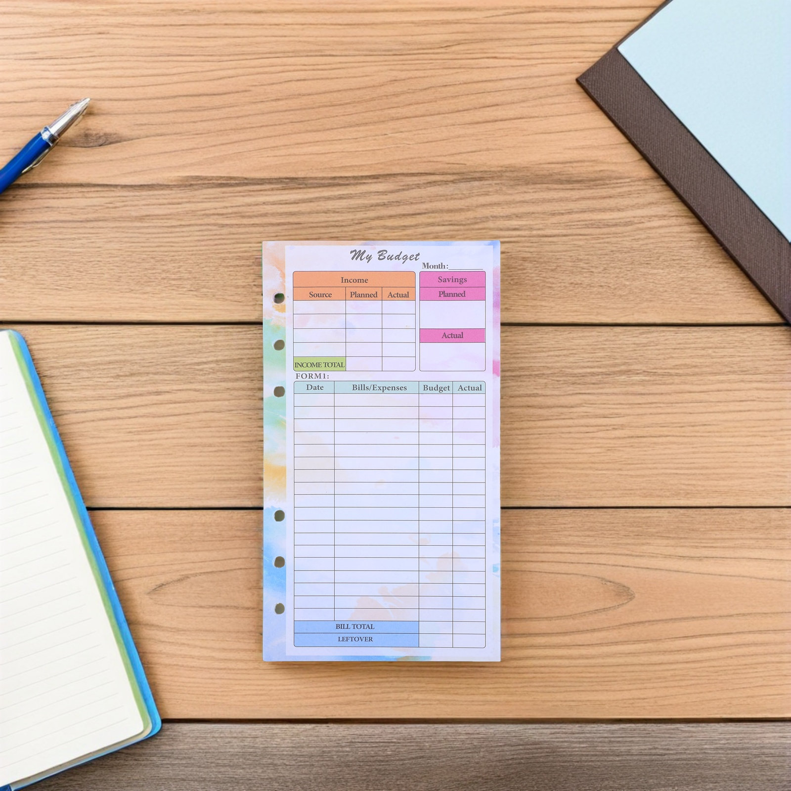 28Sheets A6 Planner Refillable - Planner Weekly Budget review and price