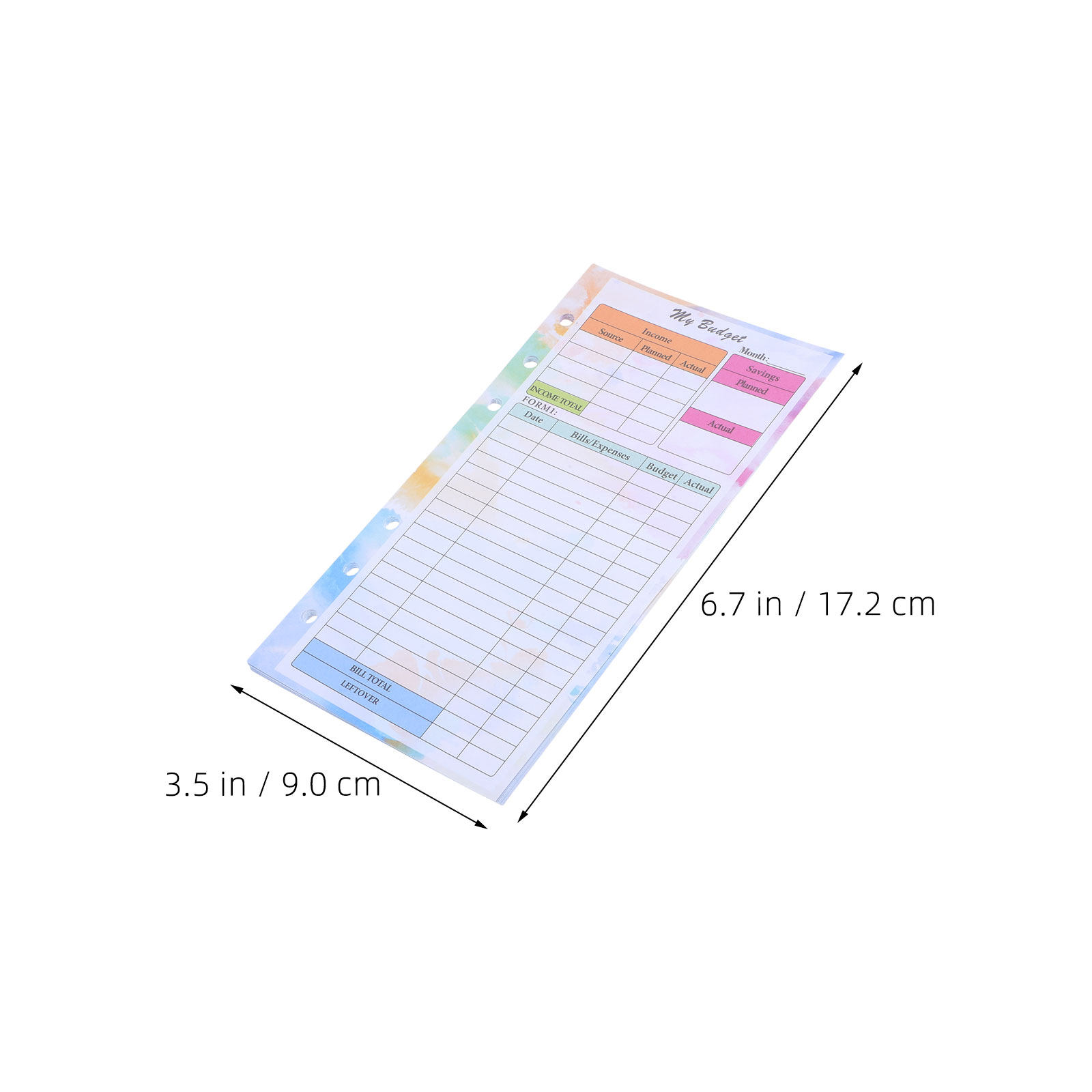 28Sheets A6 Planner Refillable - Planner Weekly Budget review and price