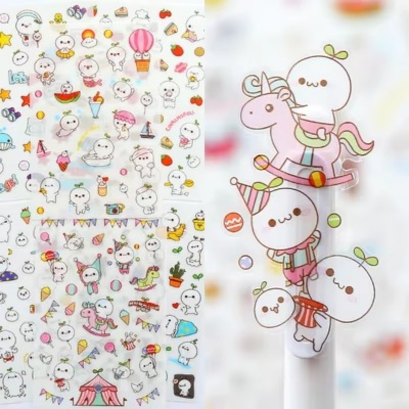 6 Sheets/Pack Cartoon Cat and  - Total Stationery & Office Supply review and price
