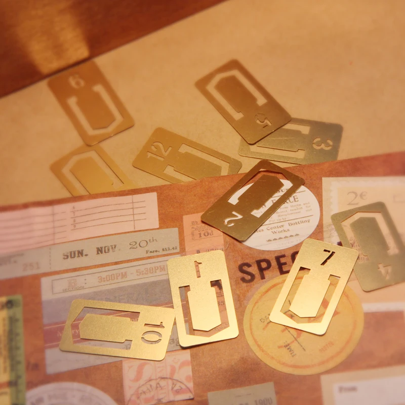 12 Pcs/lot Vintage Copper Book - Stationery Office Supply Store review and price