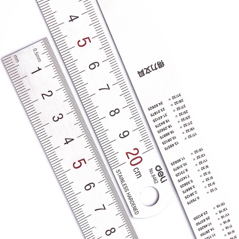Deli 20cm Stainless Steel Meta - Stationery Office Supply Store review and price