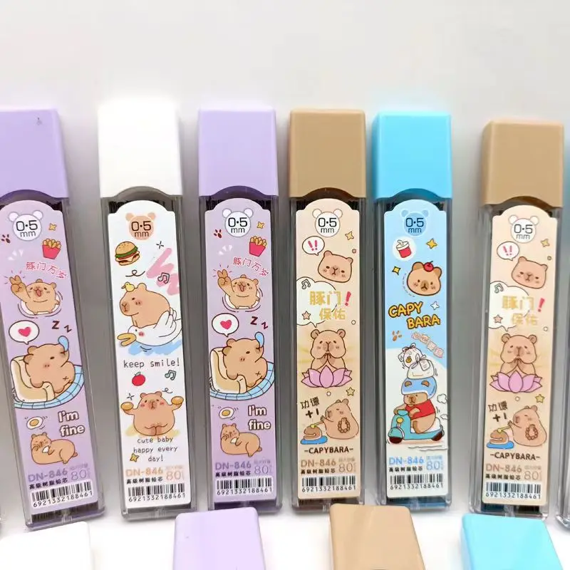 80Pcs/Box Capybara 0.5mm Cute  - Mechanical Pencil Lead review and price