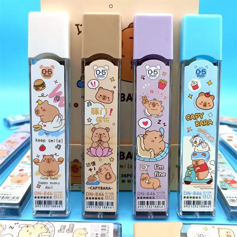 80Pcs/Box Capybara 0.5mm Cute  - Mechanical Pencil Lead review and price