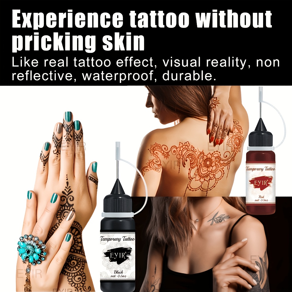 12 Colors Temporary Tattoo Gel - Gel Ink Pen Set review and price