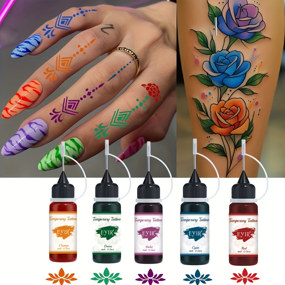 12 Colors Temporary Tattoo Gel - Gel Ink Pen Set review and price