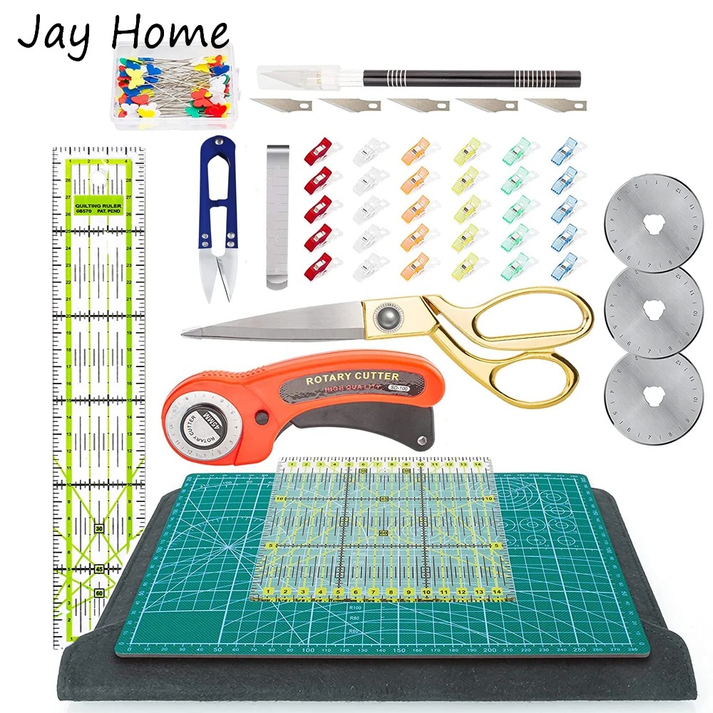 42PCS Rotary Cutter Set 45mm F - Scissors Stainless Craft review and price