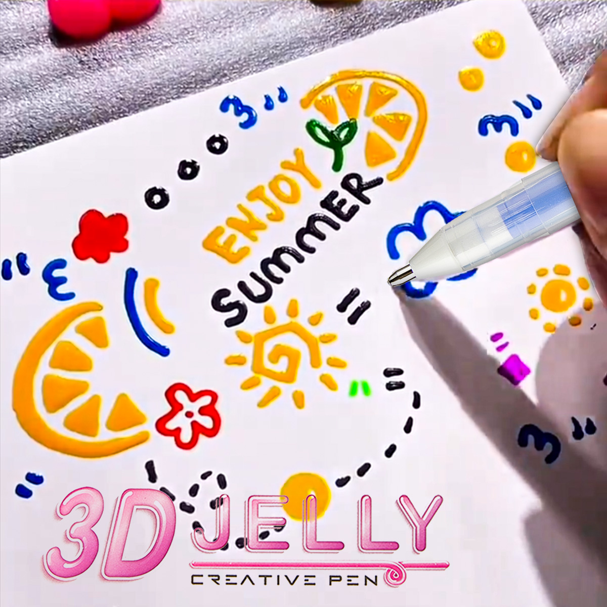 SHANDS 12PCS 3D Jelly Gel Pens - Gel Ink Pen Set review and price