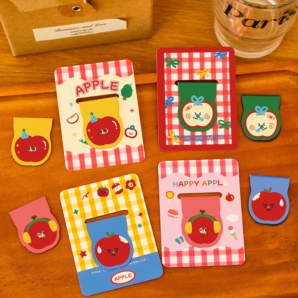 Cute Apple Shaped Magnetic Boo - Paperclip Magnetic Set review and price