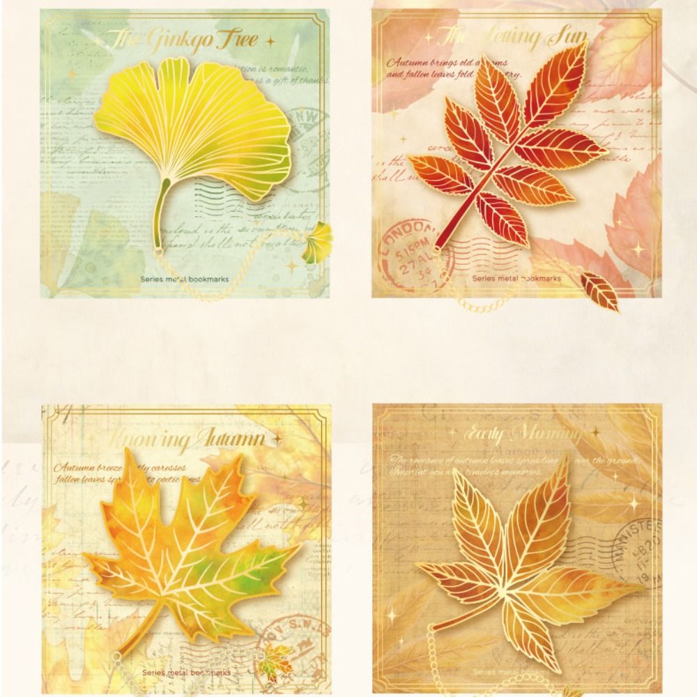 Metal Leaves Bronzing Bookmark - Stationery And Office Supply Chain review and price