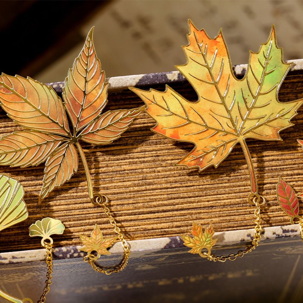 Metal Leaves Bronzing Bookmark - Stationery And Office Supply Chain review and price