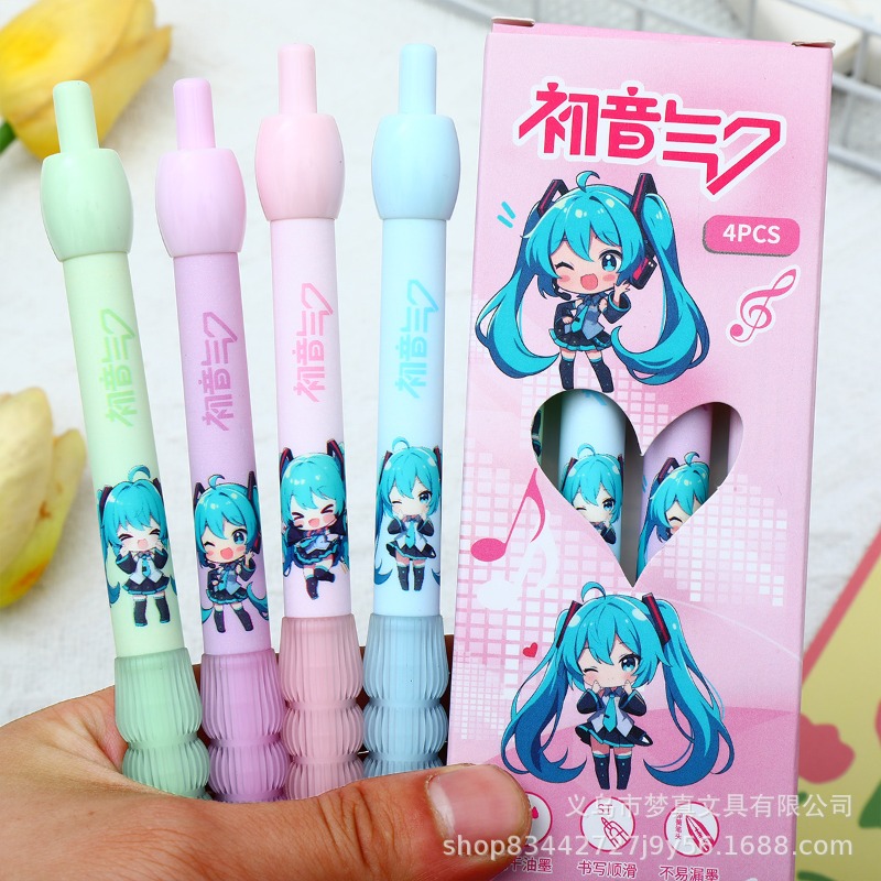 Kawaii Hatsune Miku Gel Pen Cu - Gel Ink Pen Set review and price