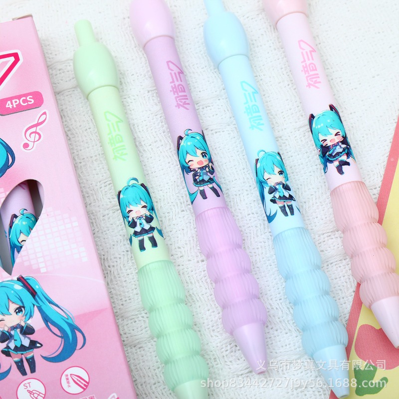 Kawaii Hatsune Miku Gel Pen Cu - Gel Ink Pen Set review and price
