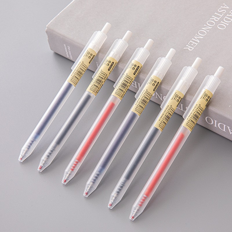 6/10Pcs 0.5mm Retractable Gel  - Office Stationery Supply Business review and price