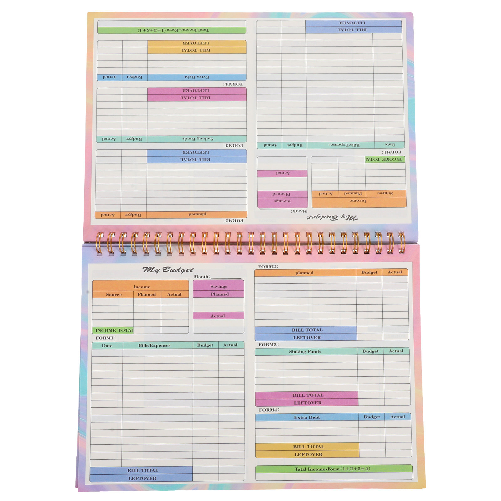 B5 Daily Weekly Financial Ledg - Planner Weekly Budget review and price