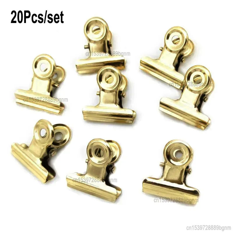 20PCS/Set 21mm*23mm Round Meta - Binder Clip Assorted review and price