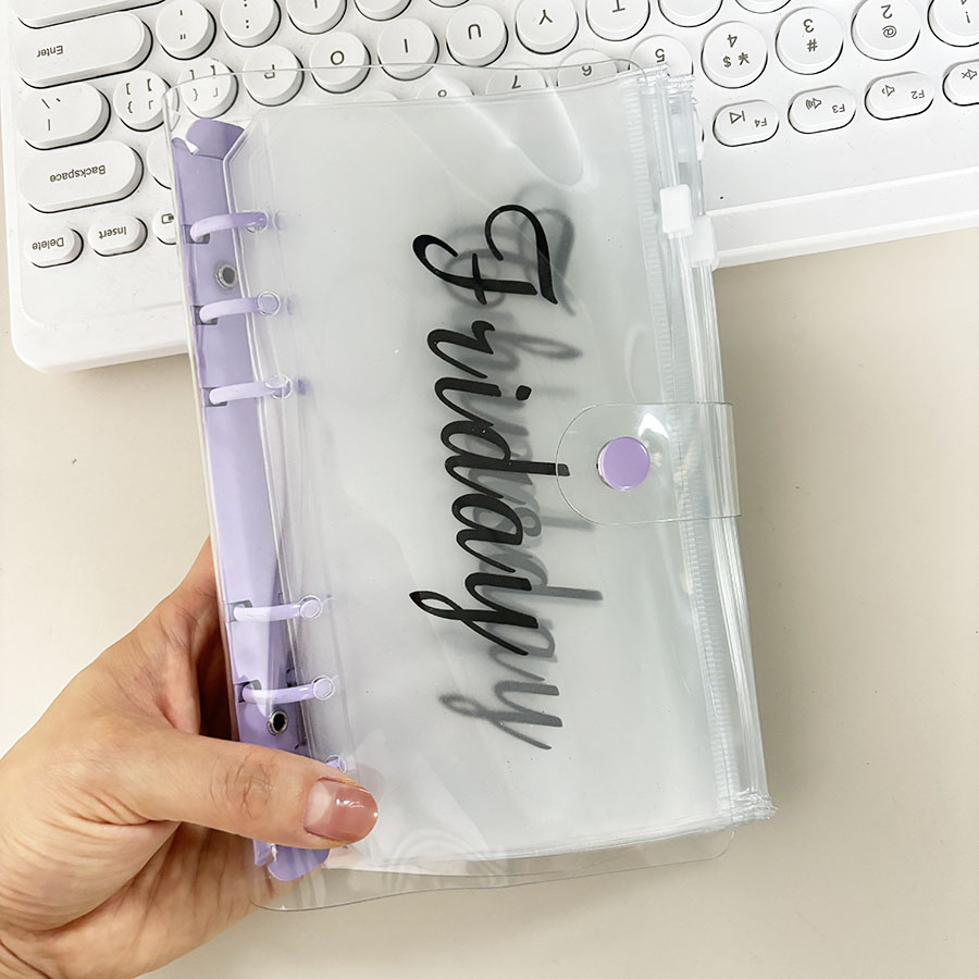 SKYSONIC 1 Set A6 Macarone Bin - Planner Weekly Budget review and price