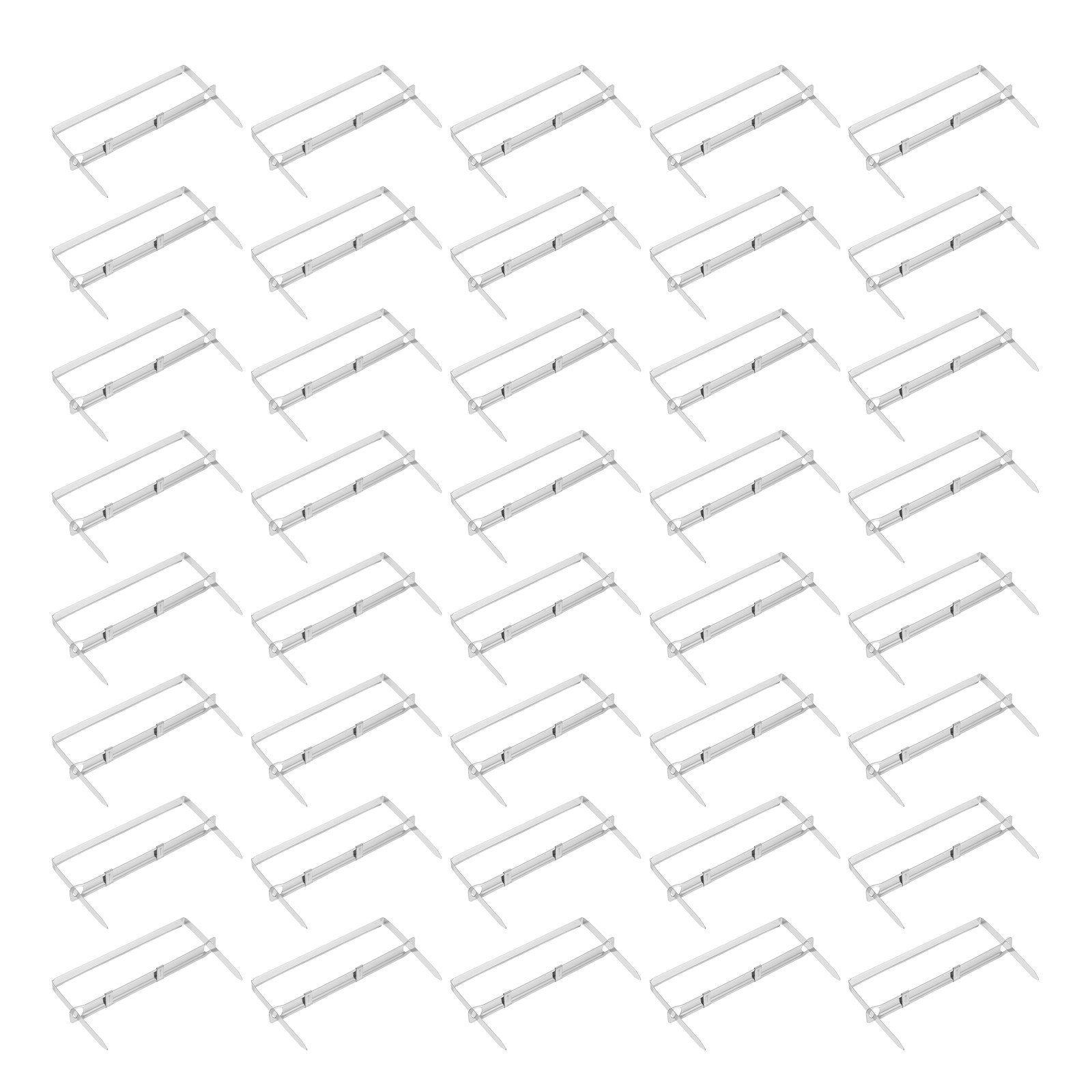 50Pcs 2 Hole Punch Prong Paper - Binder Clip Assorted review and price