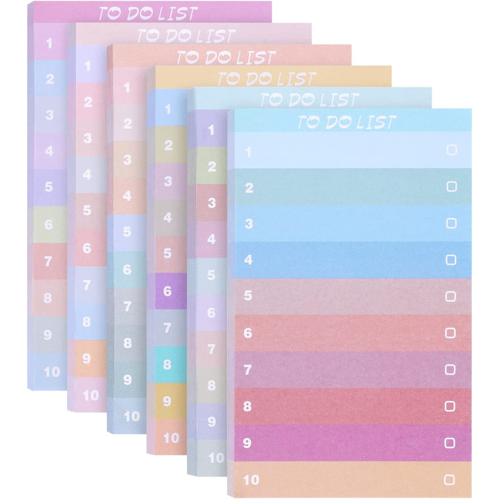 50 Pages Colorful Gradient Sti - Office Stationery Supply List review and price