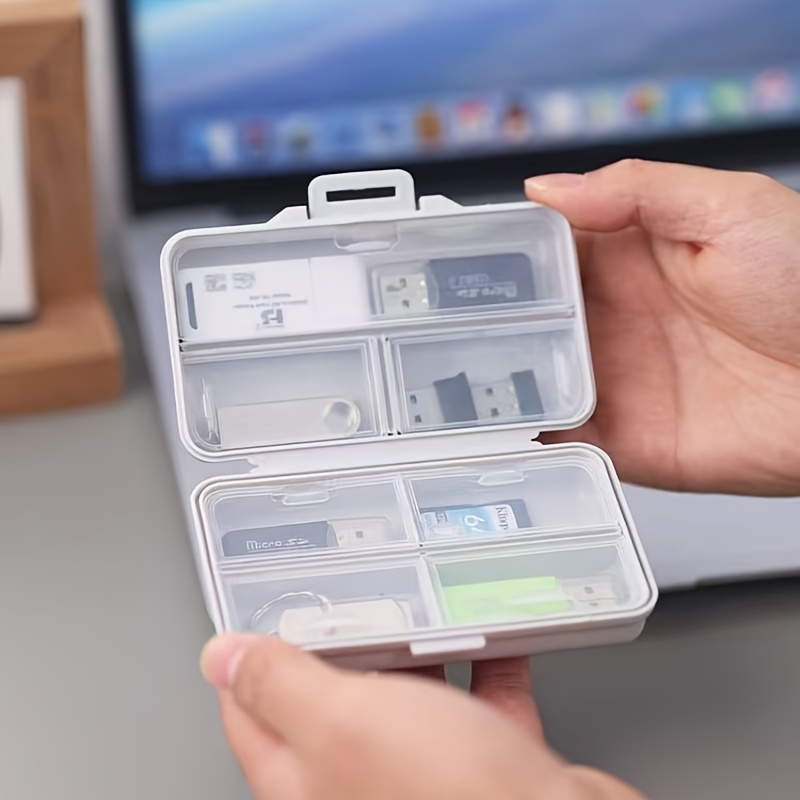 1PC USB Storage Box with Compa - Stationery Office Supply Store review and price