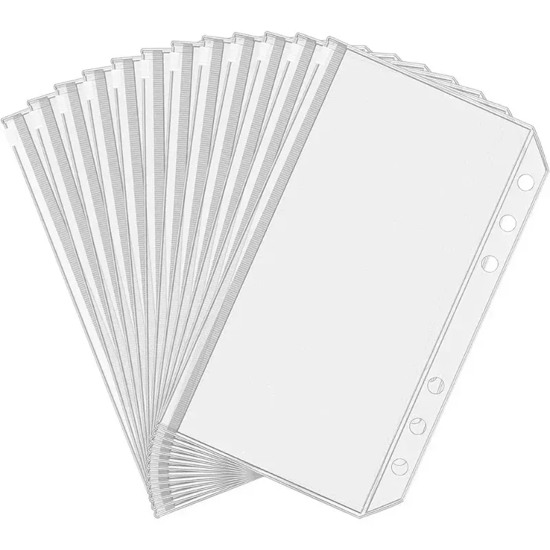 6-24PCS A6 6-Hole Zipper Binde - Planner Weekly Budget review and price