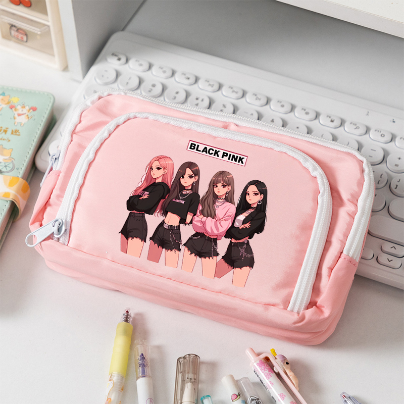 BlackPink Large Capacity Canva - Pencil Case Large review and price