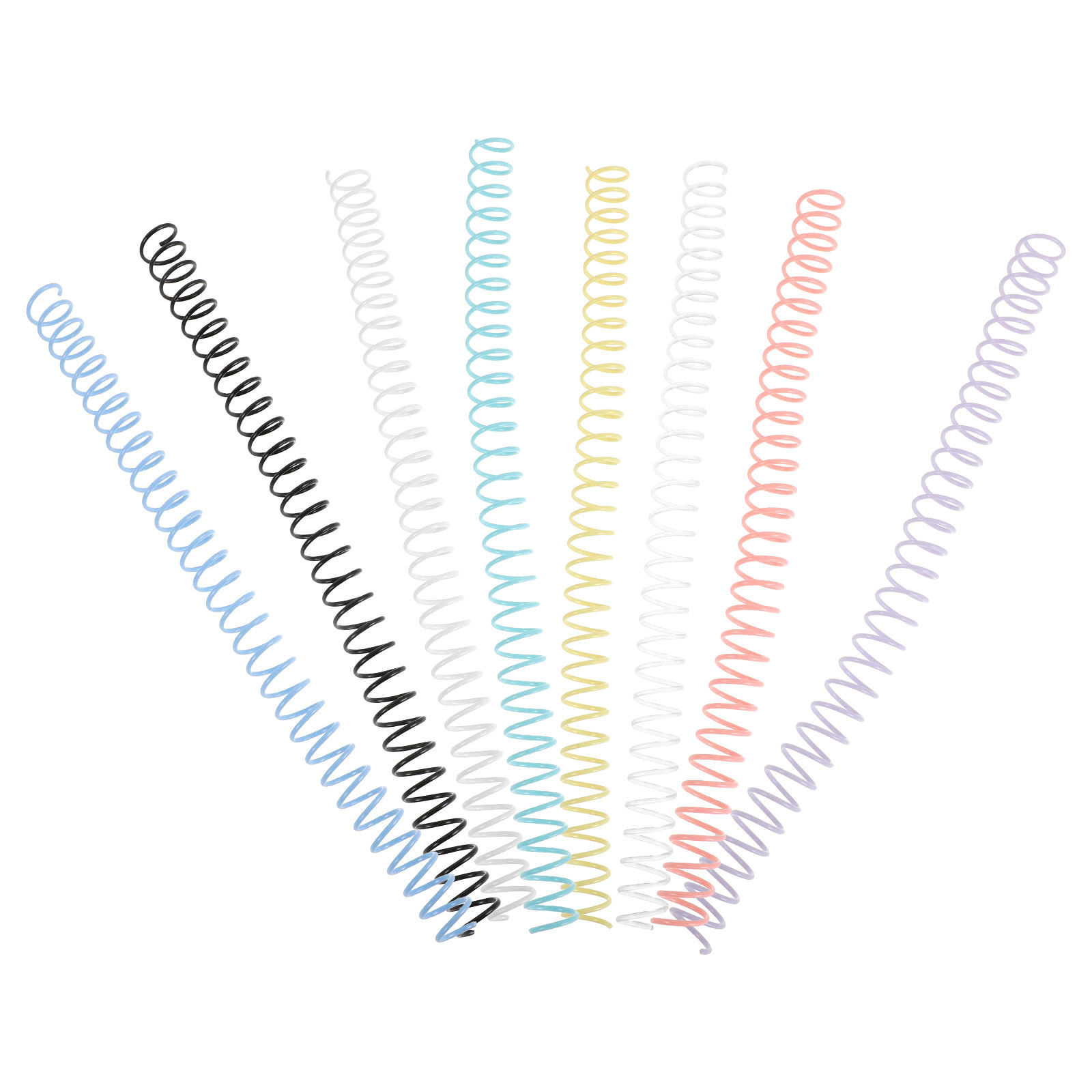 8Pcs Plastic Spiral Binding Co - Binding Comb Plastic review and price