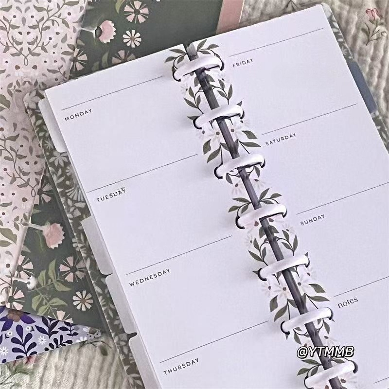 Slim Type Mushroom Hole Loose  - Planner Weekly Budget review and price