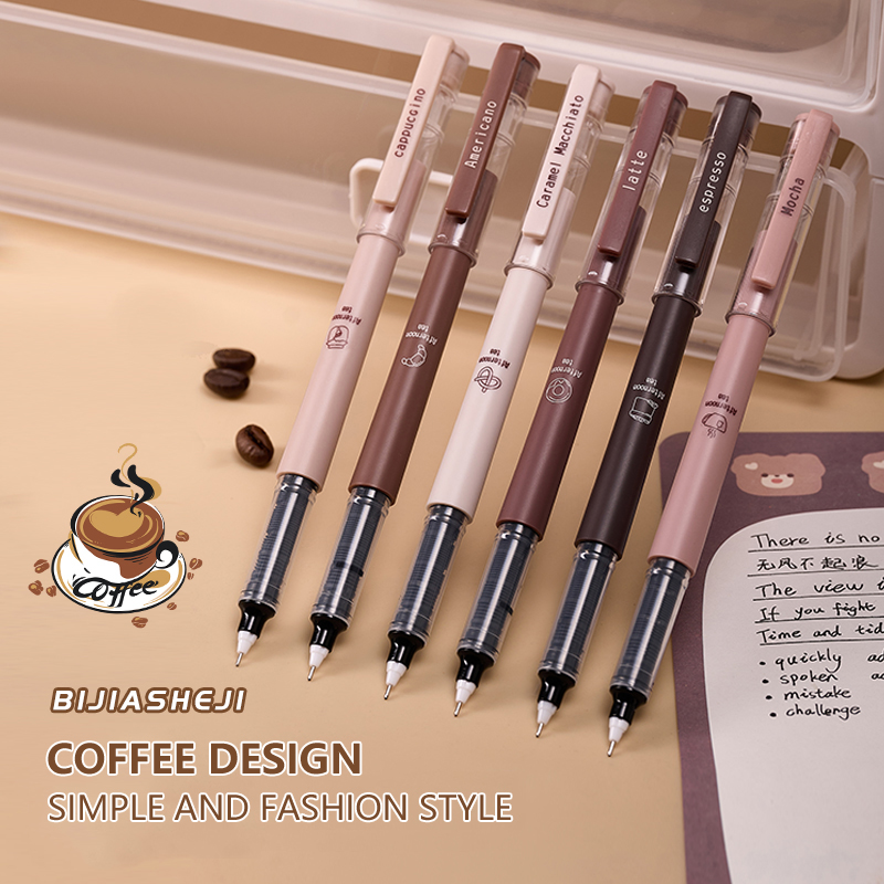 6 Pcs/Set Afternoon Tea Series - Gel Ink Pen Set review and price