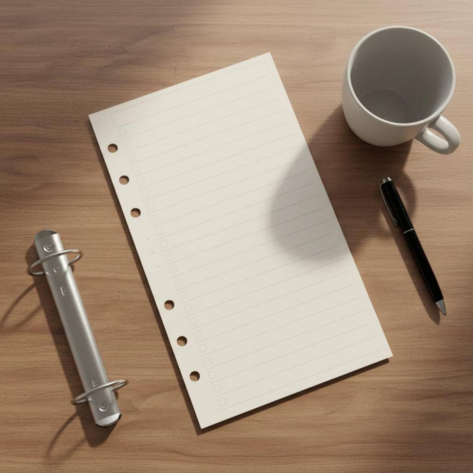 Loose Leaf Refill Standard Bin - Planner Weekly Budget review and price