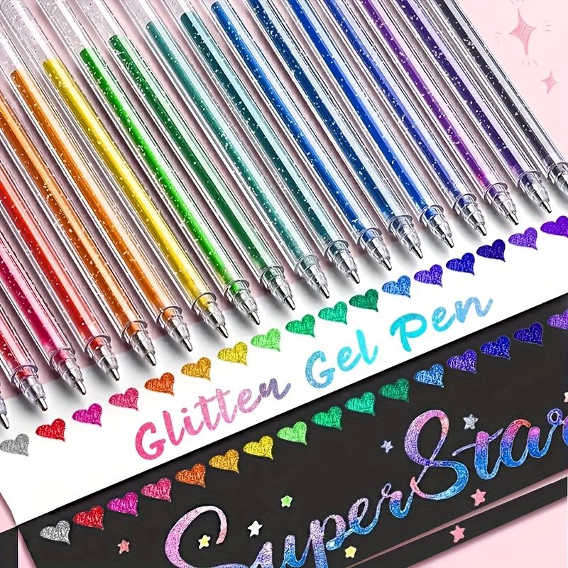 8/12/18-Piece Special Glitter  - Gel Ink Pen Set review and price