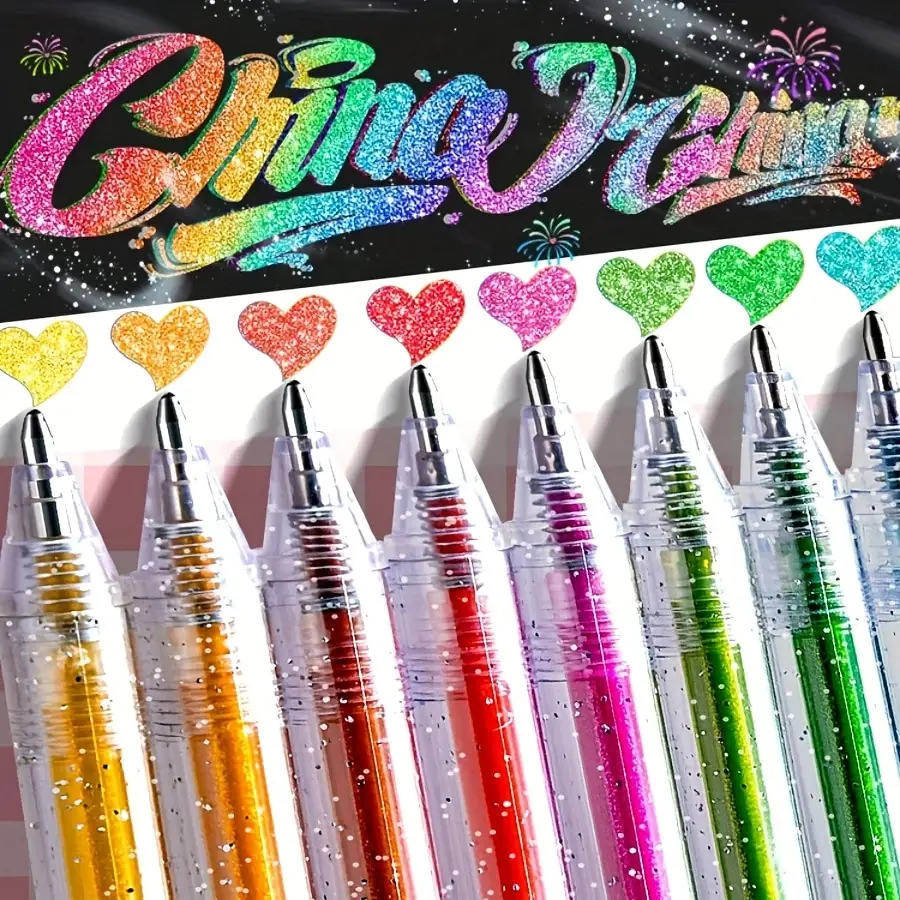 8/12/18-Piece Special Glitter  - Gel Ink Pen Set review and price