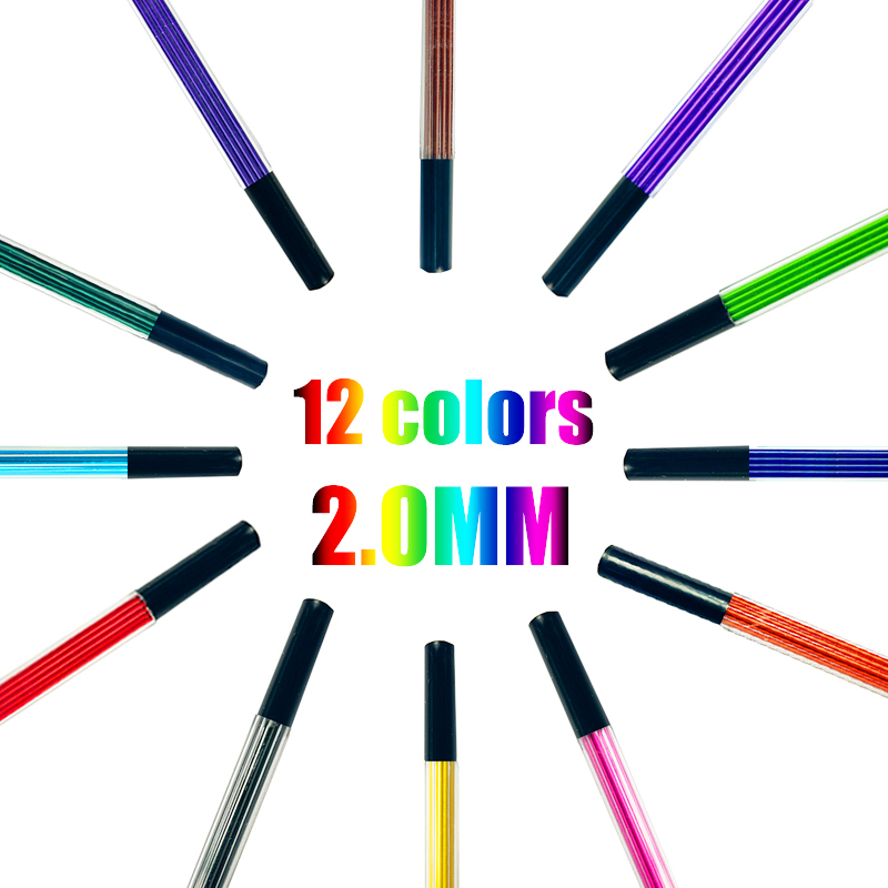 12 Colors 2.0mm HB Replaceable - Mechanical Pencil Lead review and price