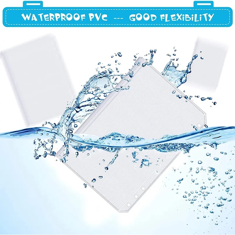 6-30PCS Binder Pockets A6 6-Ho - Planner Weekly Budget review and price