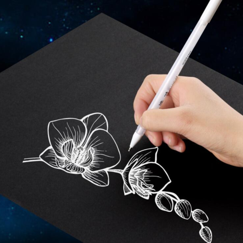 2pc+50pcs Refills/set, Gold/wh - Gel Ink Pen Set review and price